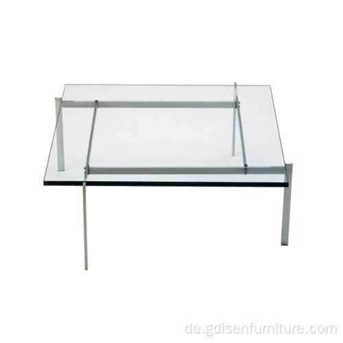 Poul Kjaerholm 61 Couchtisch mit Glas